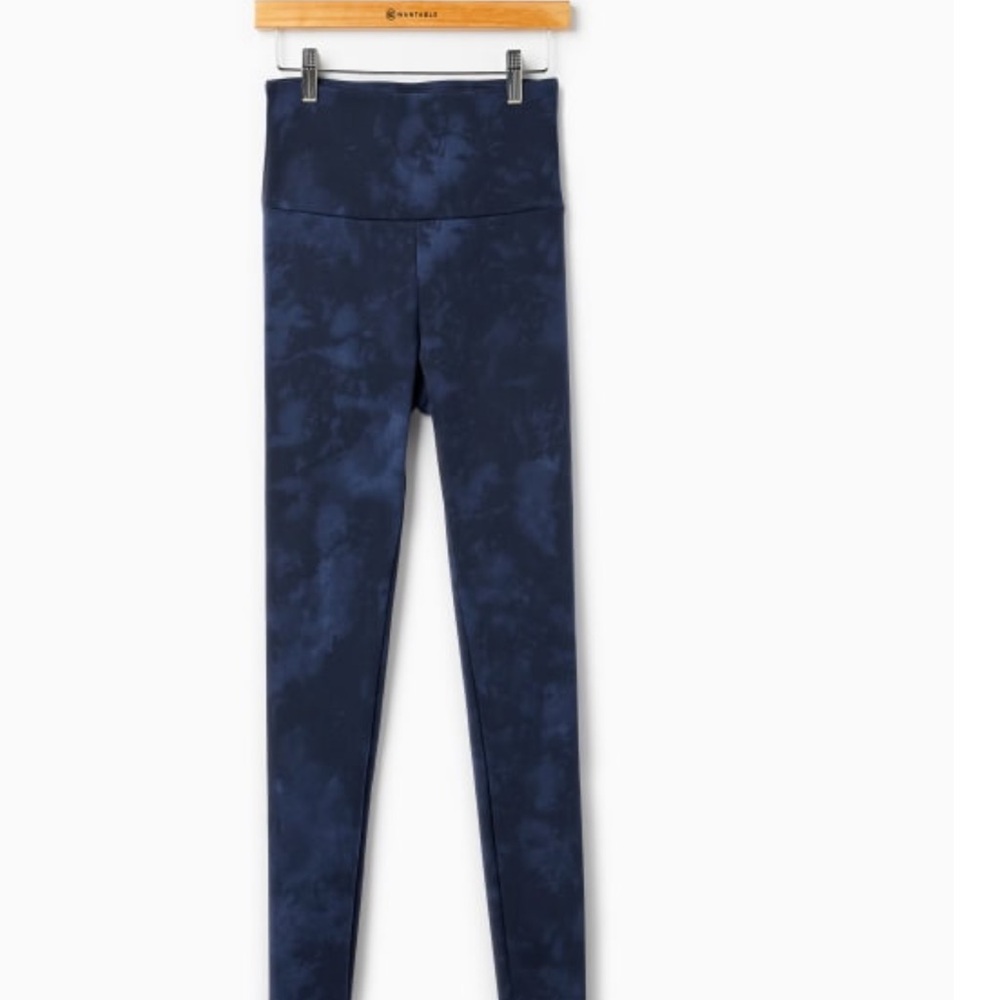4 for $10 item Search for Sanity Deep  Blue Marble Print Leggings from Wantable
